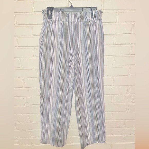 Cato High Rise white, blue, brown, and black pants -Size Small- Never Worn - Picture 2 of 4